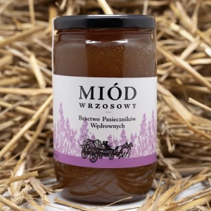 Miód wrzosowy 980 g, nierozgrzewany